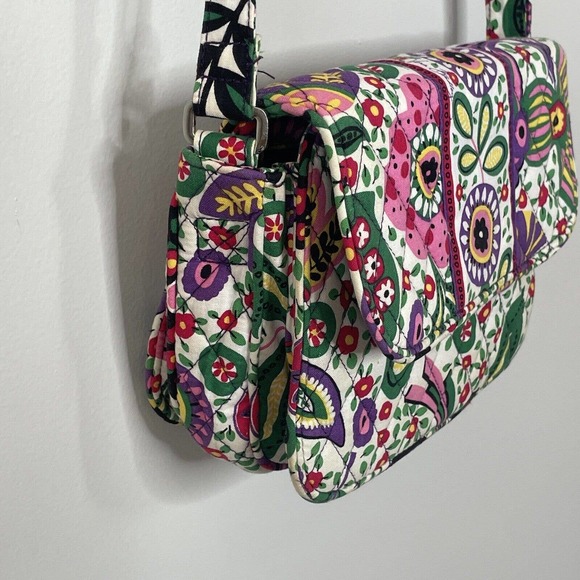 Vera Bradley Viva La Vera Rachel Colorful Crossbody Hipster Purse Handbag Bag - Picture 3 of 8